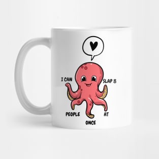 Funny Slapping Octopus Mug